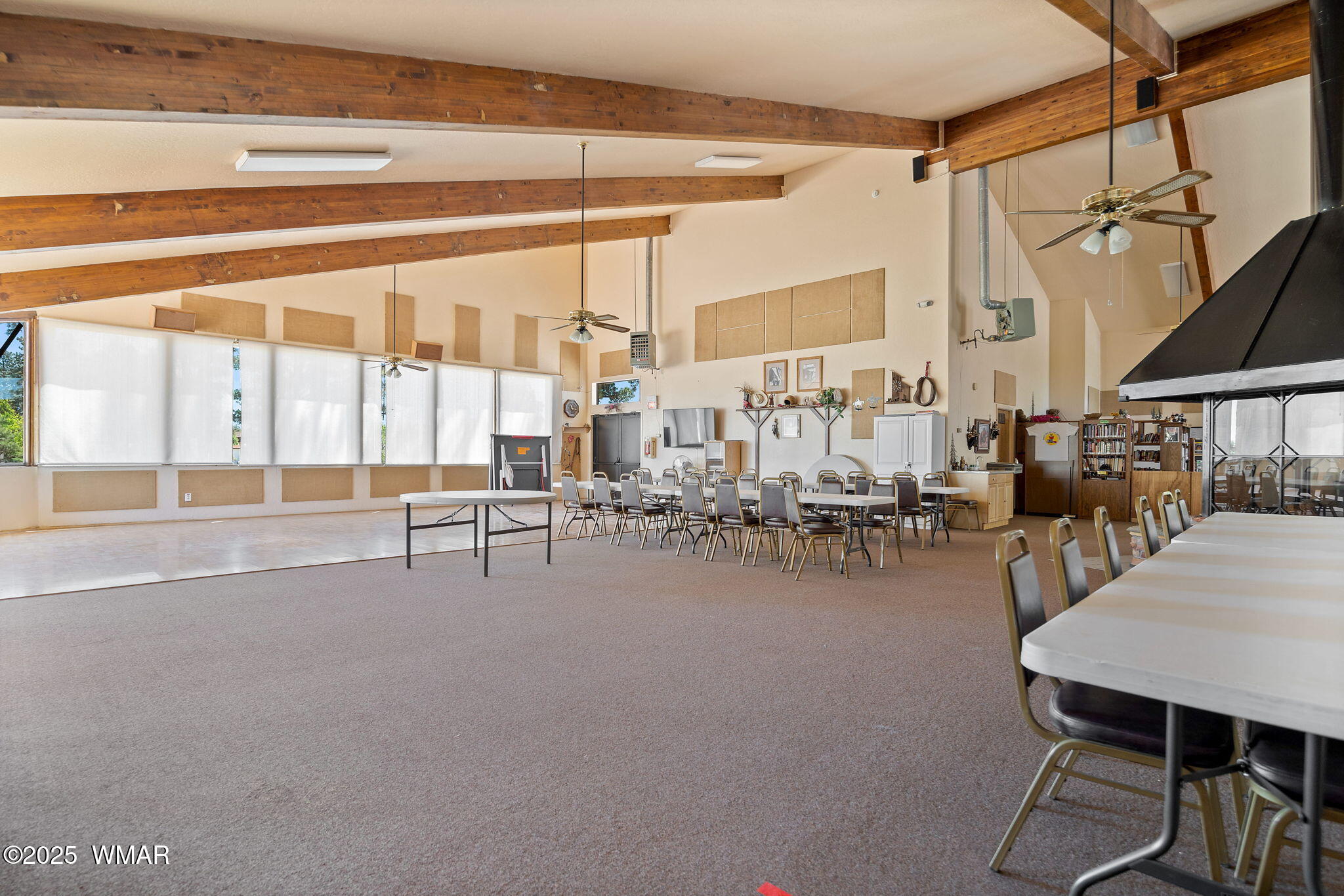 2206 Wrangler Way Overgaard, AZ 85933 - Photo 35 of 38 a view of a patio with dining table and chairs