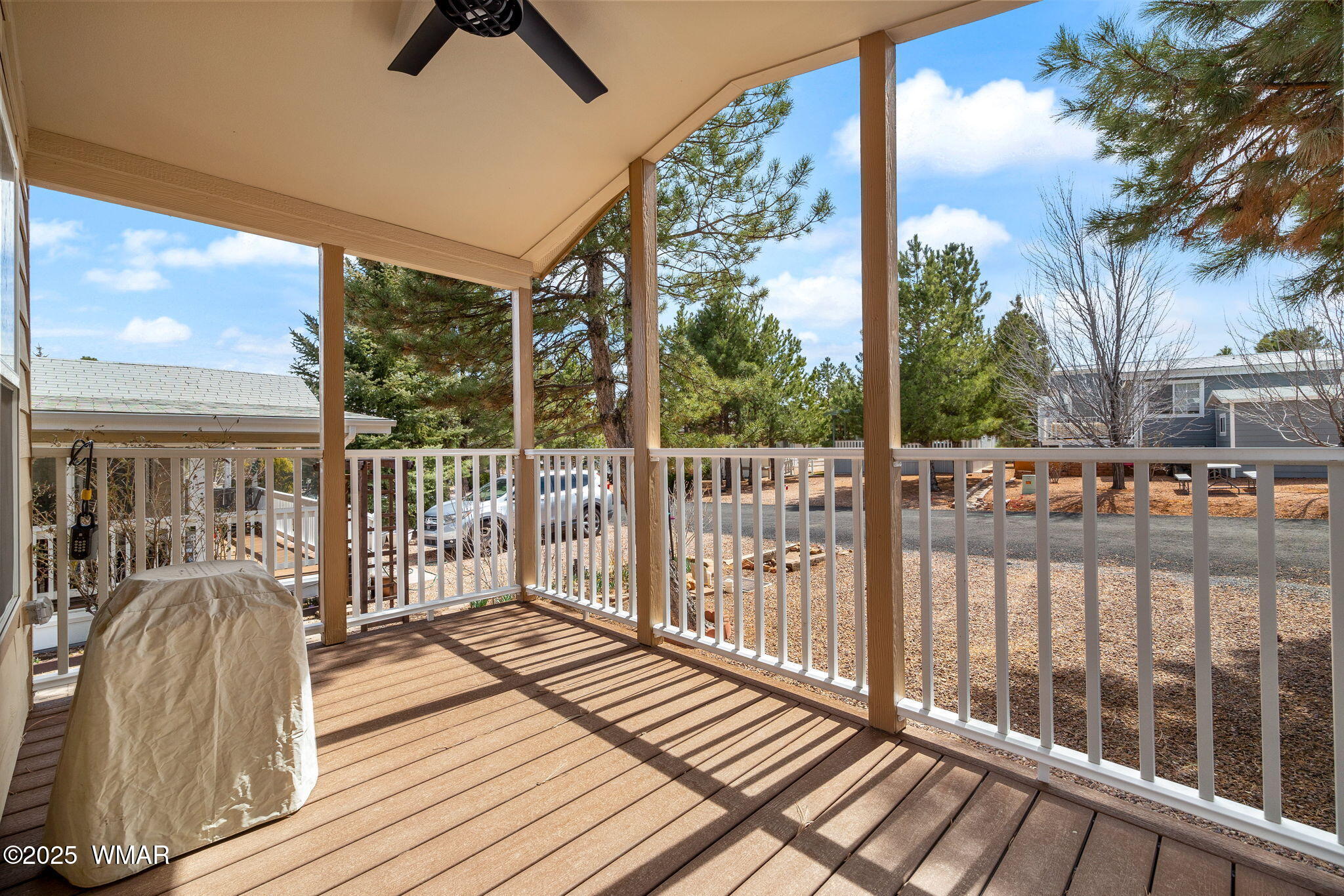 2206 Wrangler Way Overgaard, AZ 85933 - Photo 5 of 38 a view of a balcony with chairs