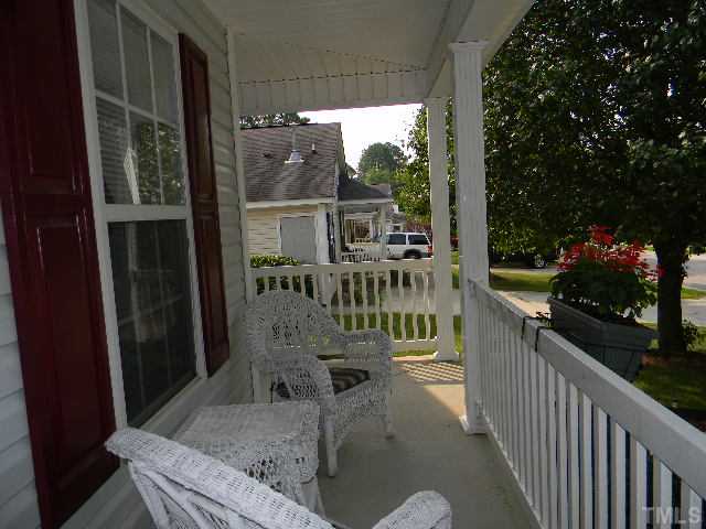 5028 Silverdene Street Raleigh, NC 27616 - Photo 2 of 25 Wonderful covered front porch is perfect for enjoying a nice cup of iced tea or lemonade with a good book or the morning paper!