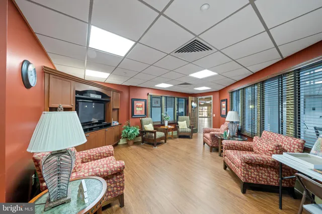 a outdoor space with furniture