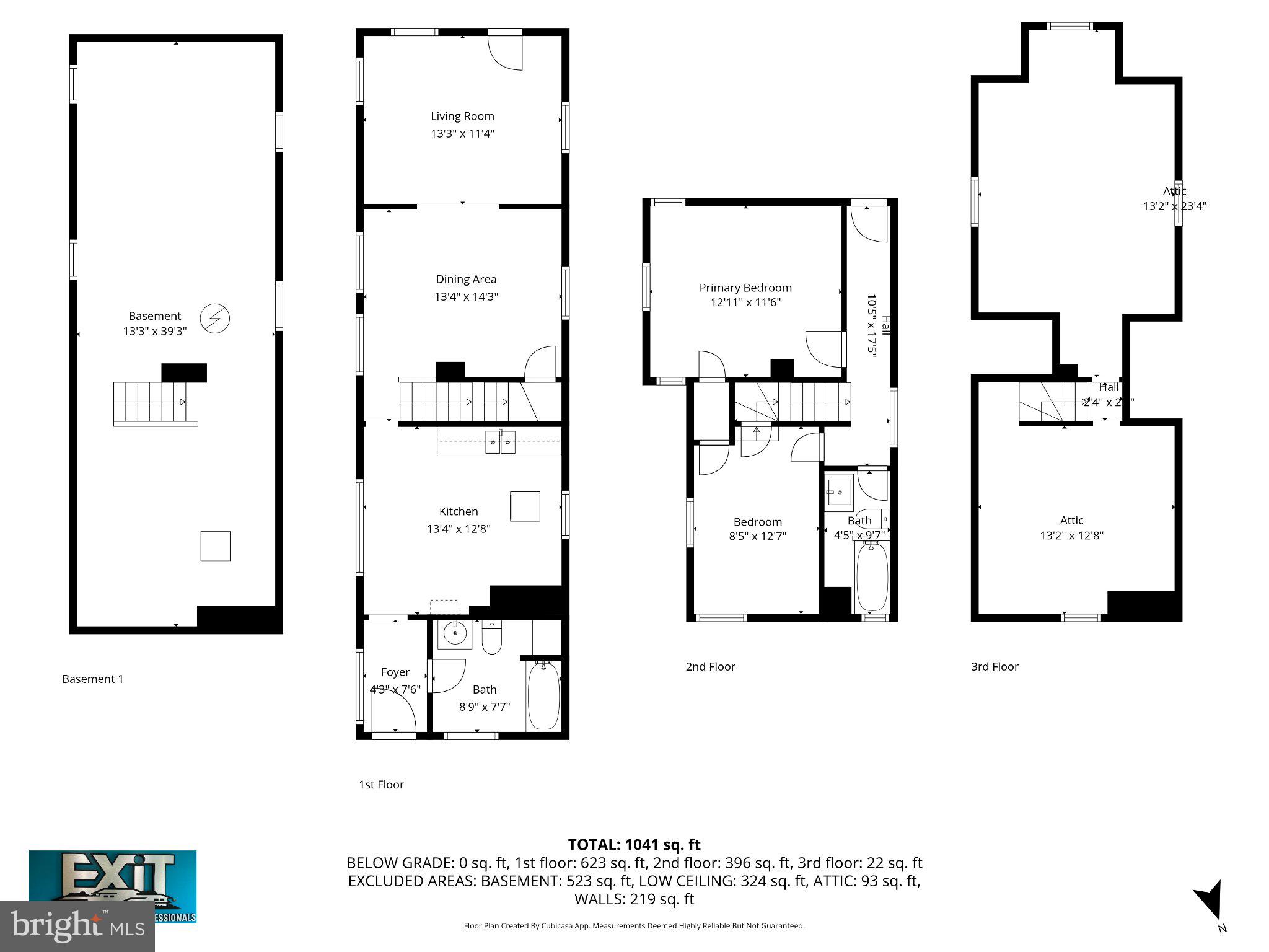 176 Griffith Street Salem, NJ 08079 - Photo 36 of 36 Spacious multi-level floor plan layout.