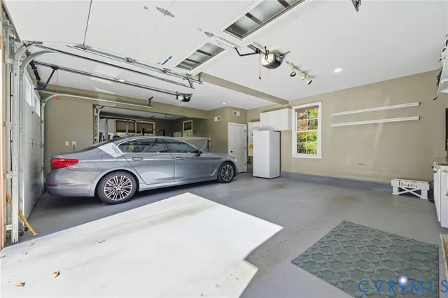 a view of car garage