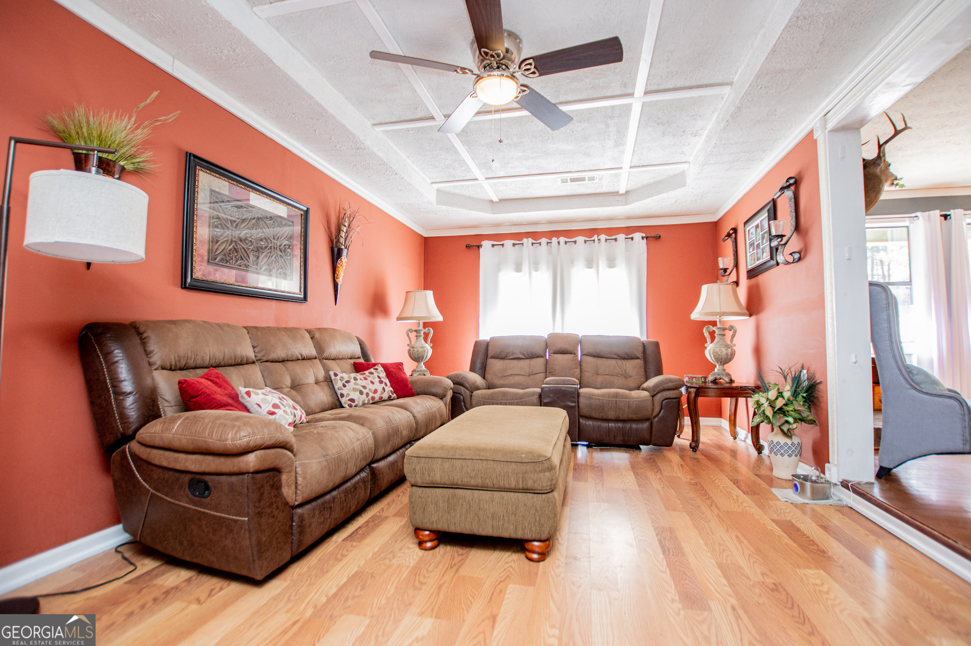 162 Parkway Circle Villa Rica, GA 30180 - Photo 11 of 35 a living room with furniture and a large window
