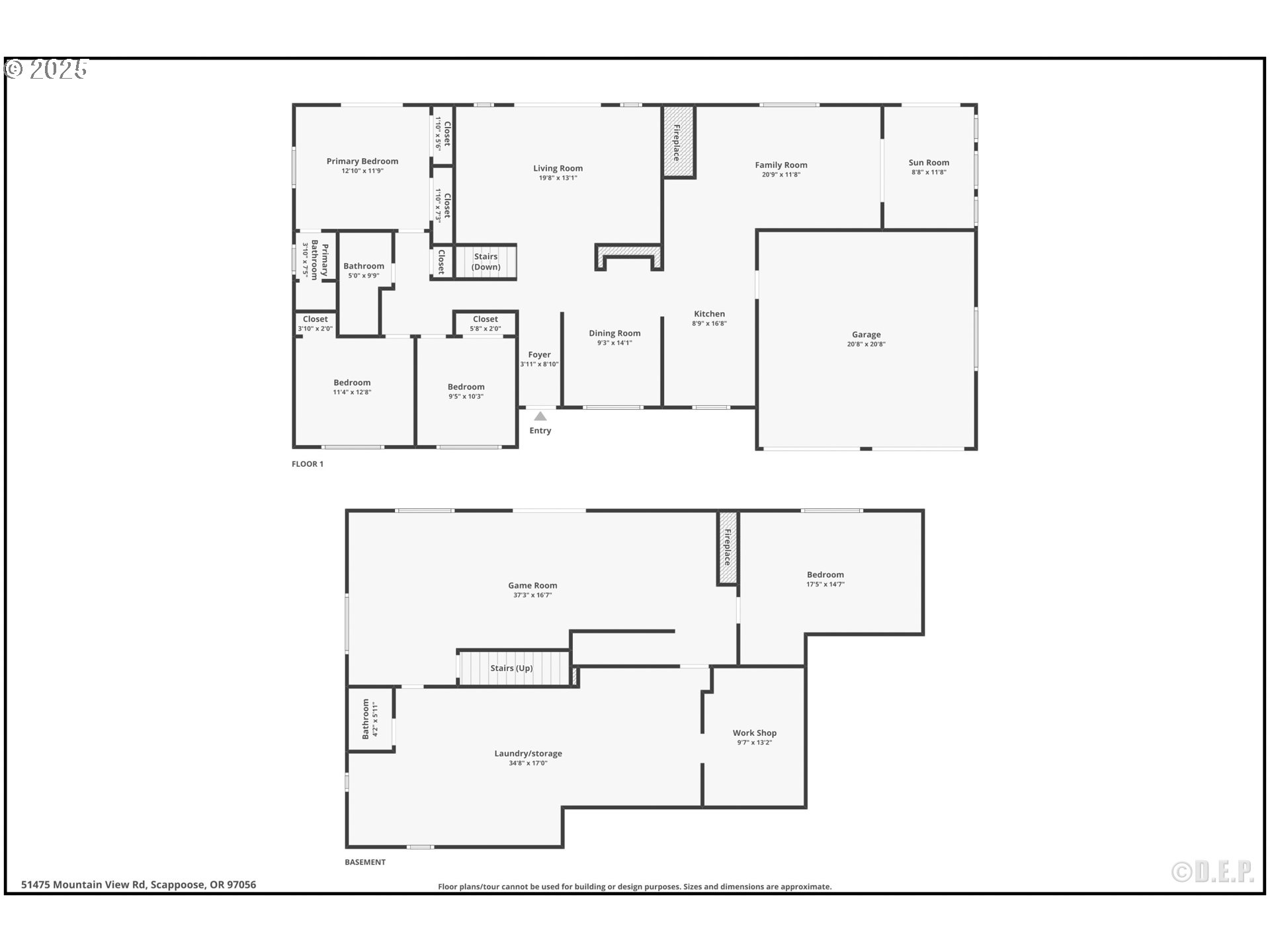 51475 Mountain View Road Scappoose, OR 97056 - Photo 38 of 38 Floor Plan