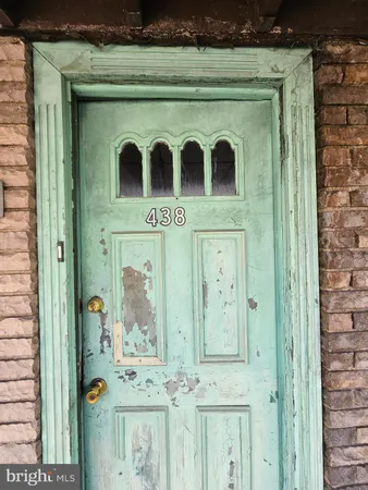 a view of a door