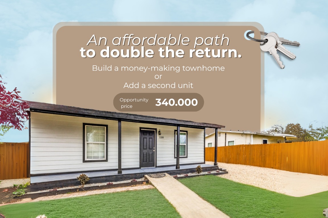 1108 Vasquez Street Austin, TX 78741 - Photo 33 of 33 a view of outdoor space with a garden