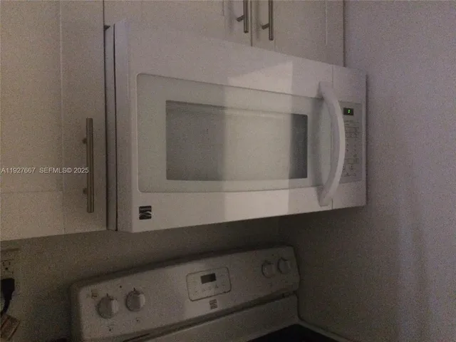 a view of a park with palm trees