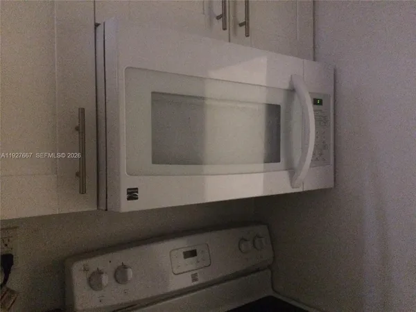 a view of a park with palm trees