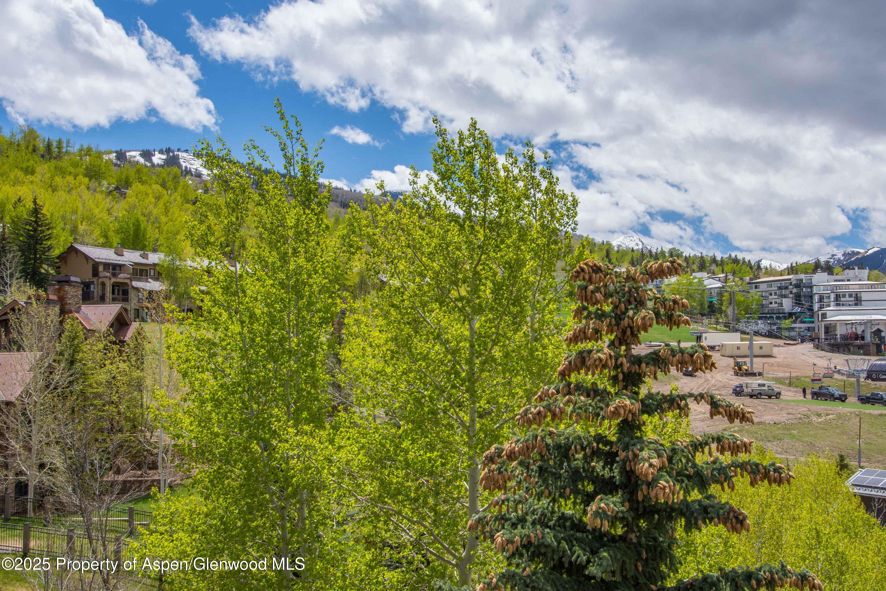 425 Wood Road, Unit 48 Snowmass Village, CO 81615 - Photo 13 of 41 a backyard of a building with lots of green space