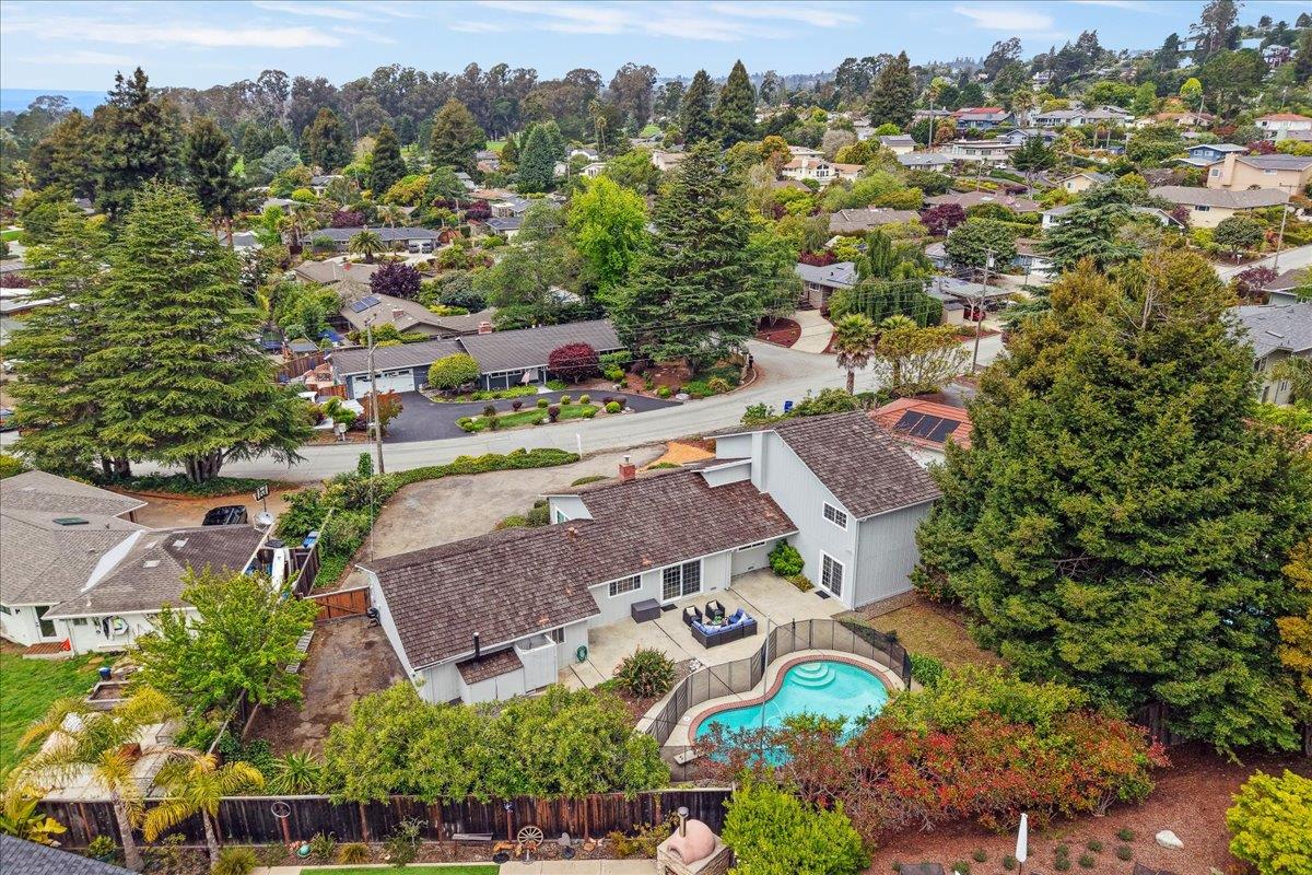 620 Baltusrol Drive Aptos, CA 95003 - Photo 33 of 39 an aerial view of a house with a garden