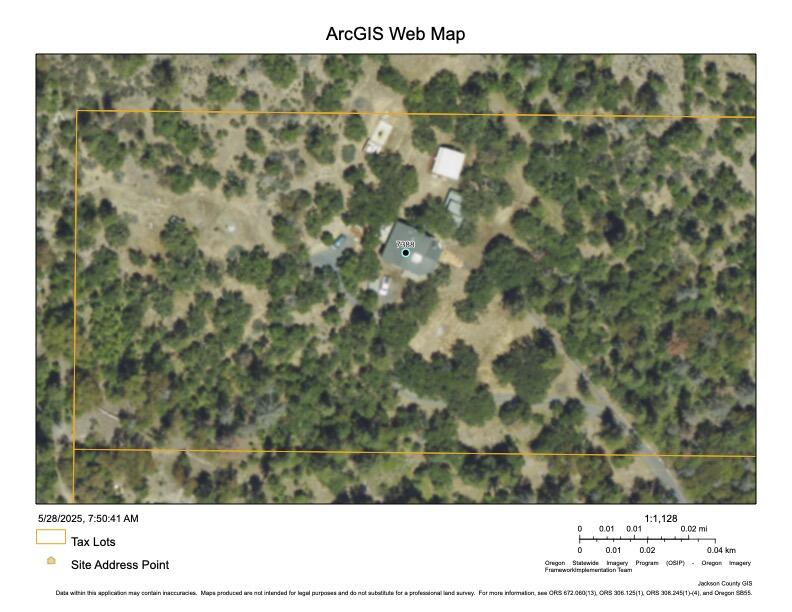 7388 Upper Applegate Road Jacksonville, OR 97530 - Photo 53 of 57 GIS map close in