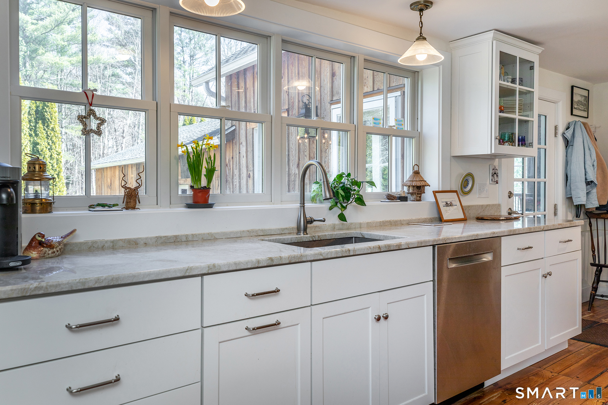 51 Mill Street Hartland, CT 06065 - Photo 5 of 36 a kitchen with sink and a large window