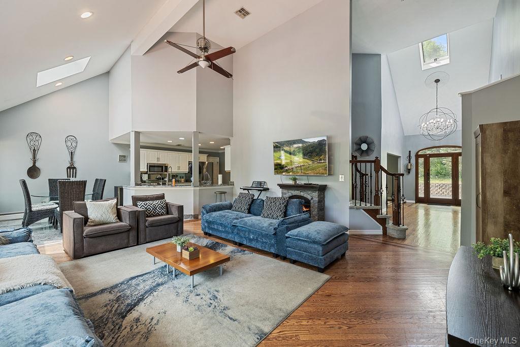 14 Blue Note Drive Stony Point, NY 10980 - Photo 7 of 48 a living room with furniture fireplace and a window