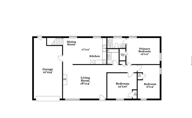 $1,740 | 7630 East 52 Terrace, Kansas City, MO 64129