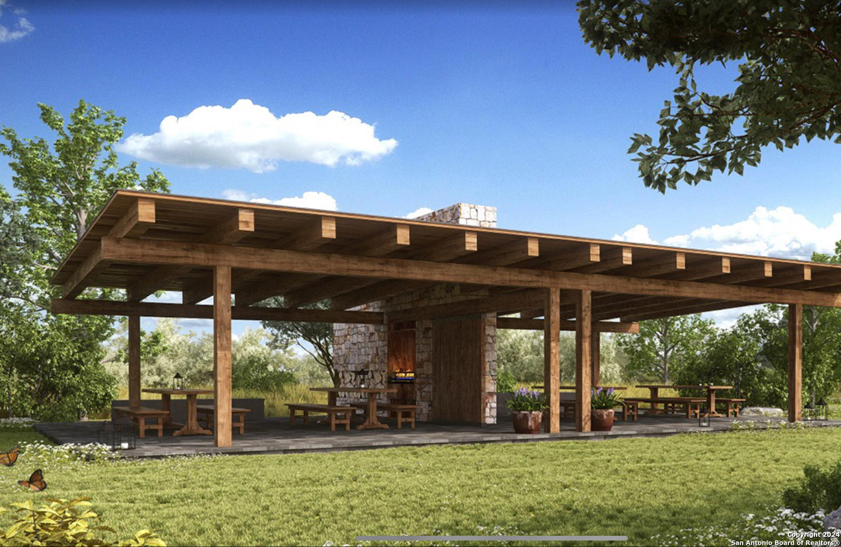 223 Sabella Spring Branch, TX 78070 - Photo 10 of 15 front view of a house with a big yard