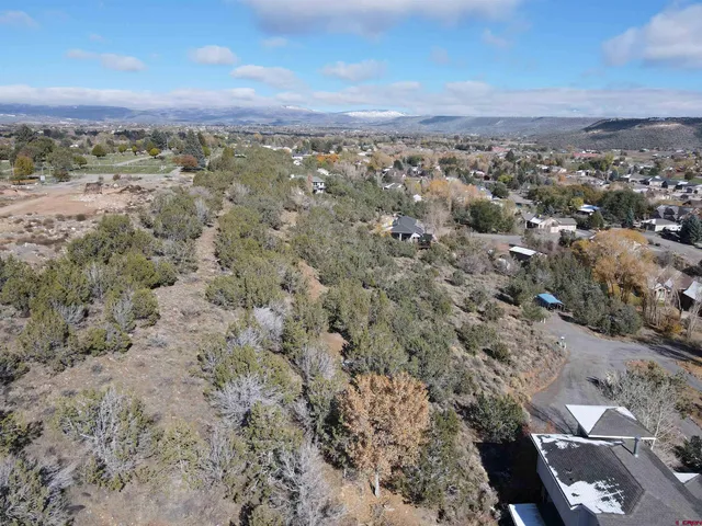 a view of city and mountain