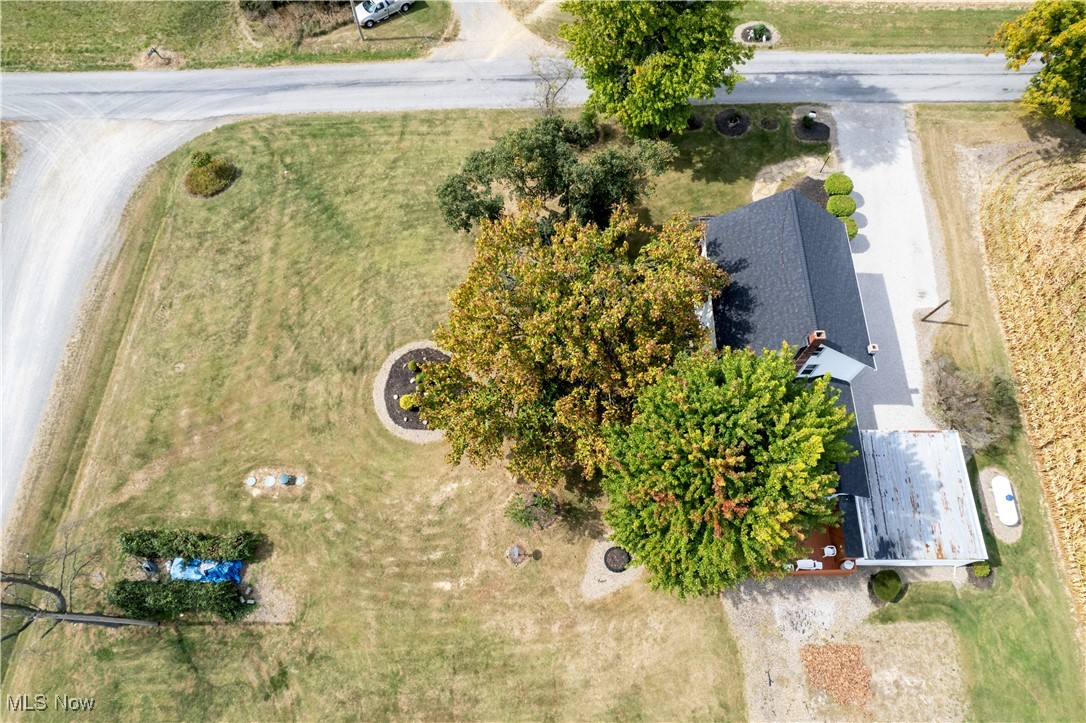 8154 Haas Road Wooster, OH 44691 - Photo 6 of 34 Aerial view featuring a rural view