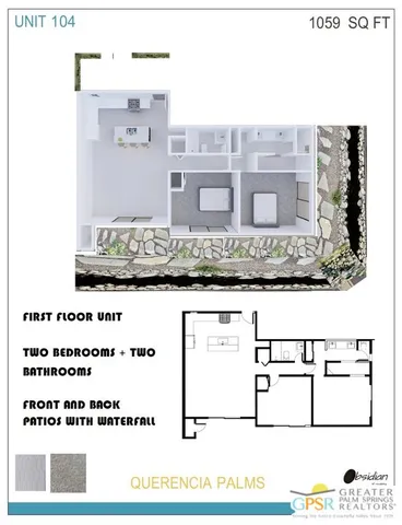 a view of a swimming pool with a lounge chairs