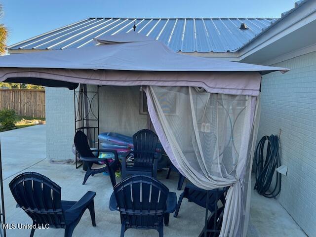 216 White Harbor Road Long Beach, MS 39560 - Photo 4 of 14 Canopy on Patio