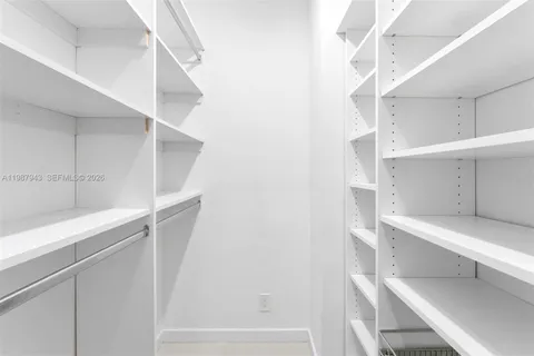 a view of walk in closet