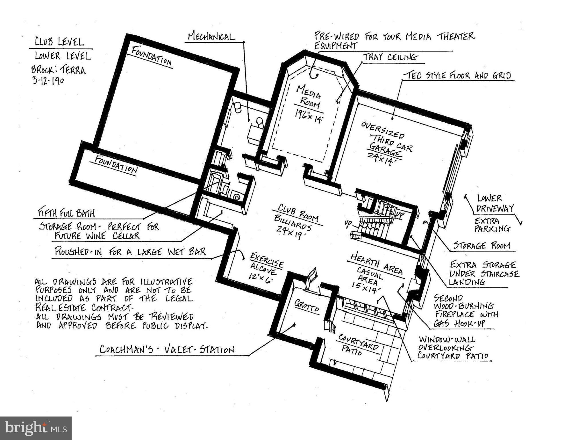 6216 Park Road McLean, VA 22101 - Photo 30 of 30 Lower Level Floor Plan