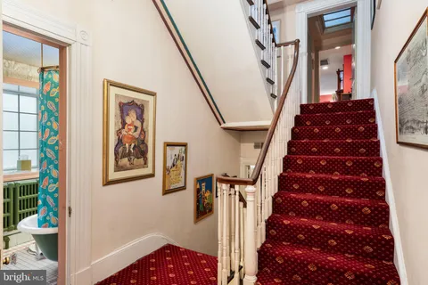 a view of entryway with a front door