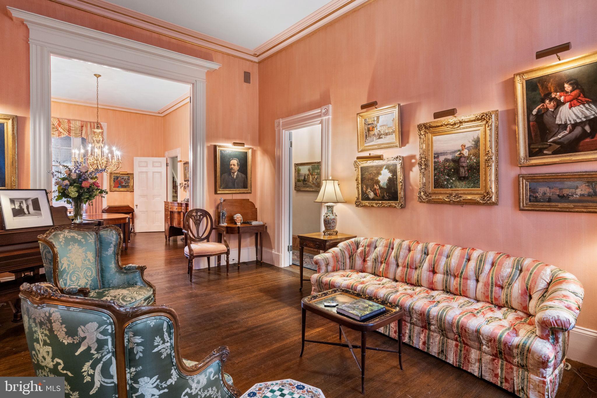 1017 Clinton Street Philadelphia, PA 19107 - Photo 7 of 38 a living room with furniture and a flat screen tv