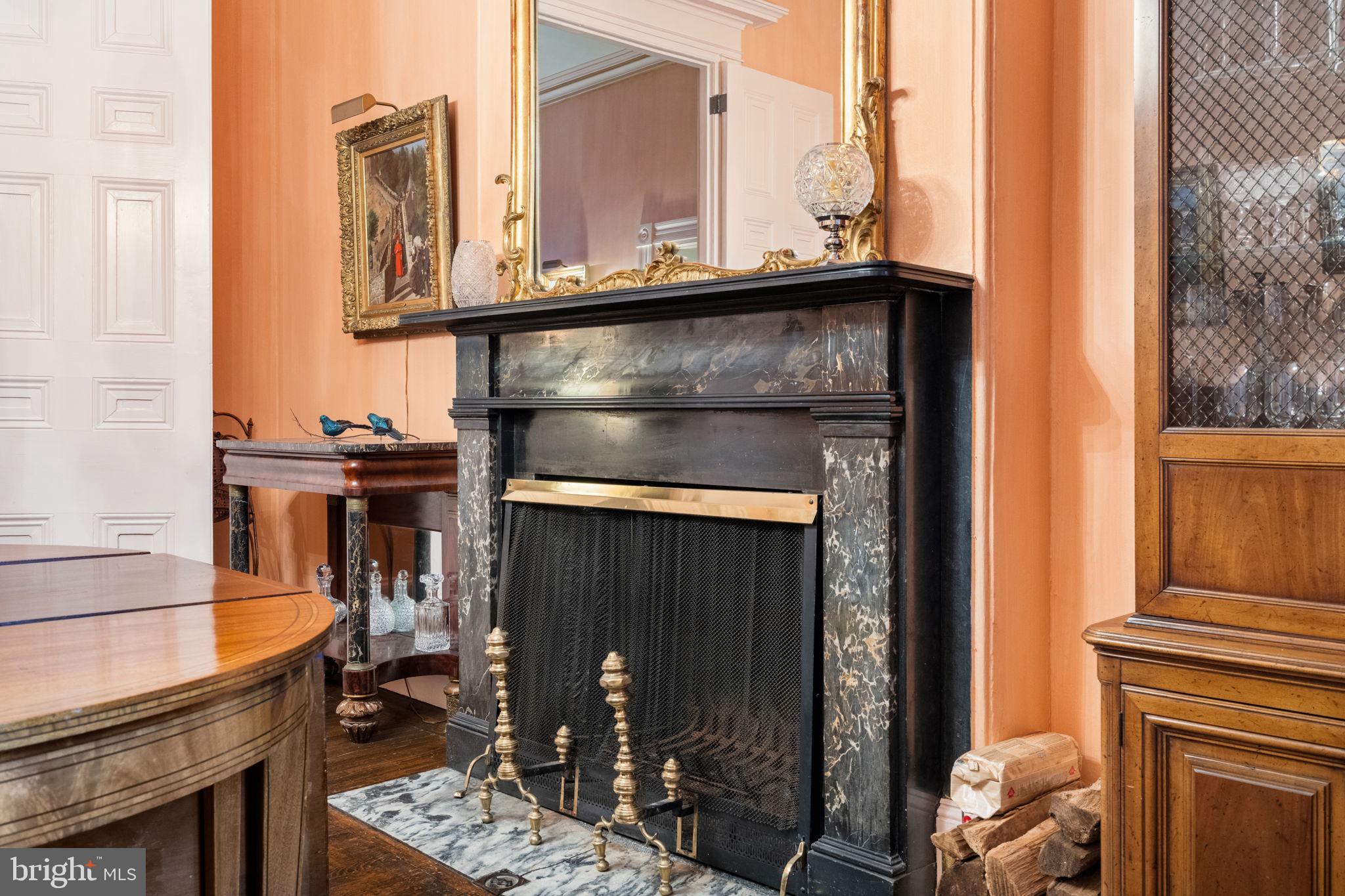 1017 Clinton Street Philadelphia, PA 19107 - Photo 10 of 38 a view of living room with furniture and a fireplace