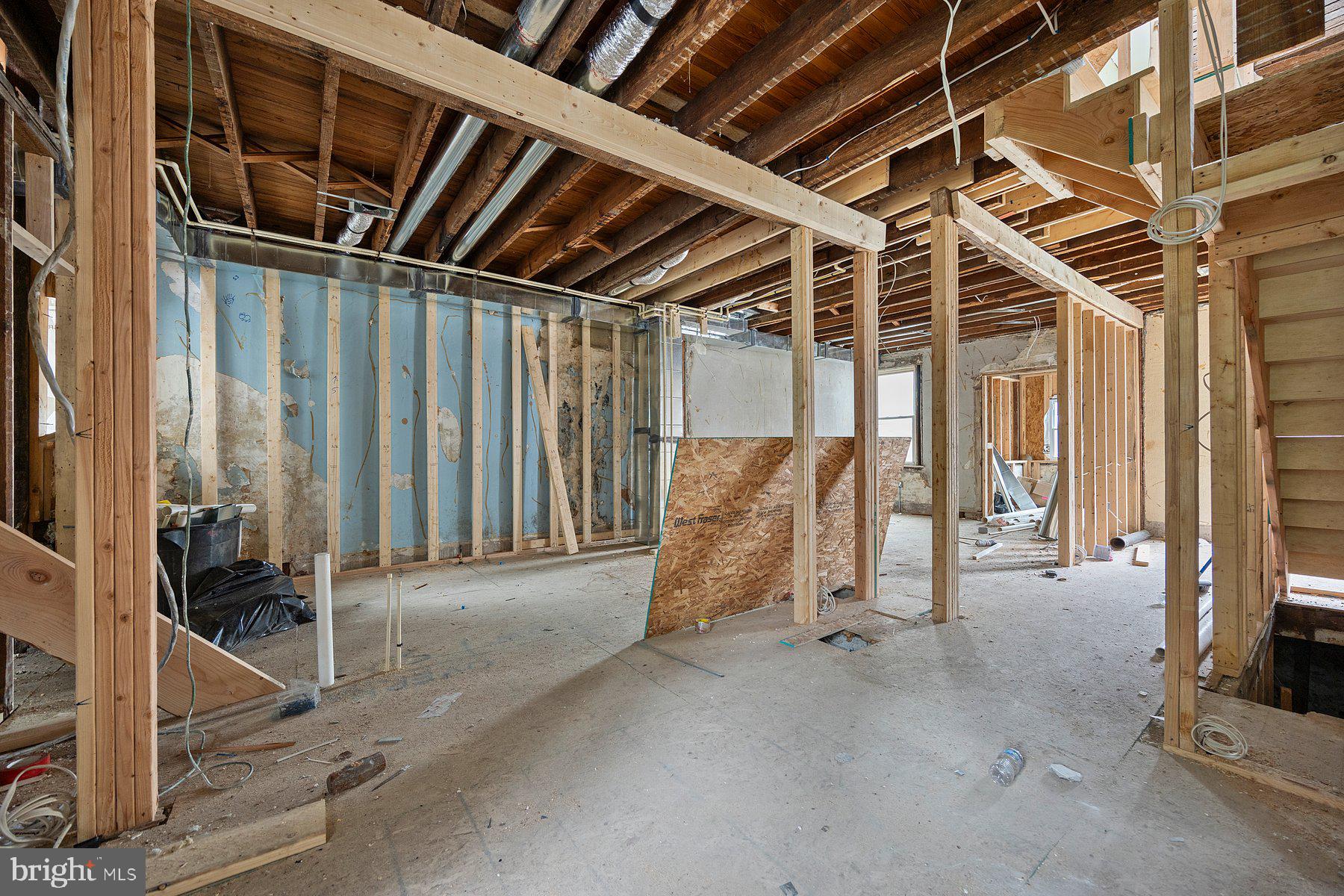 2906 Violet Avenue Baltimore, MD 21215 - Photo 9 of 30 a view of under construction room and staircase