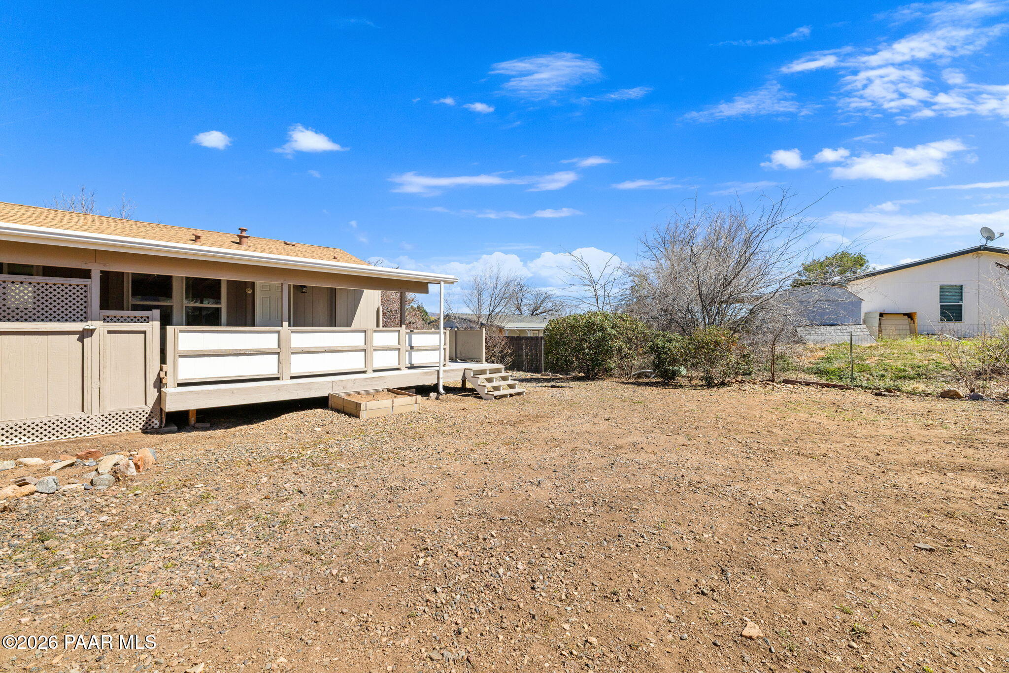10397 East Durham Road Dewey, AZ 86327 - Photo 32 of 40 a view of a house with a snow yard