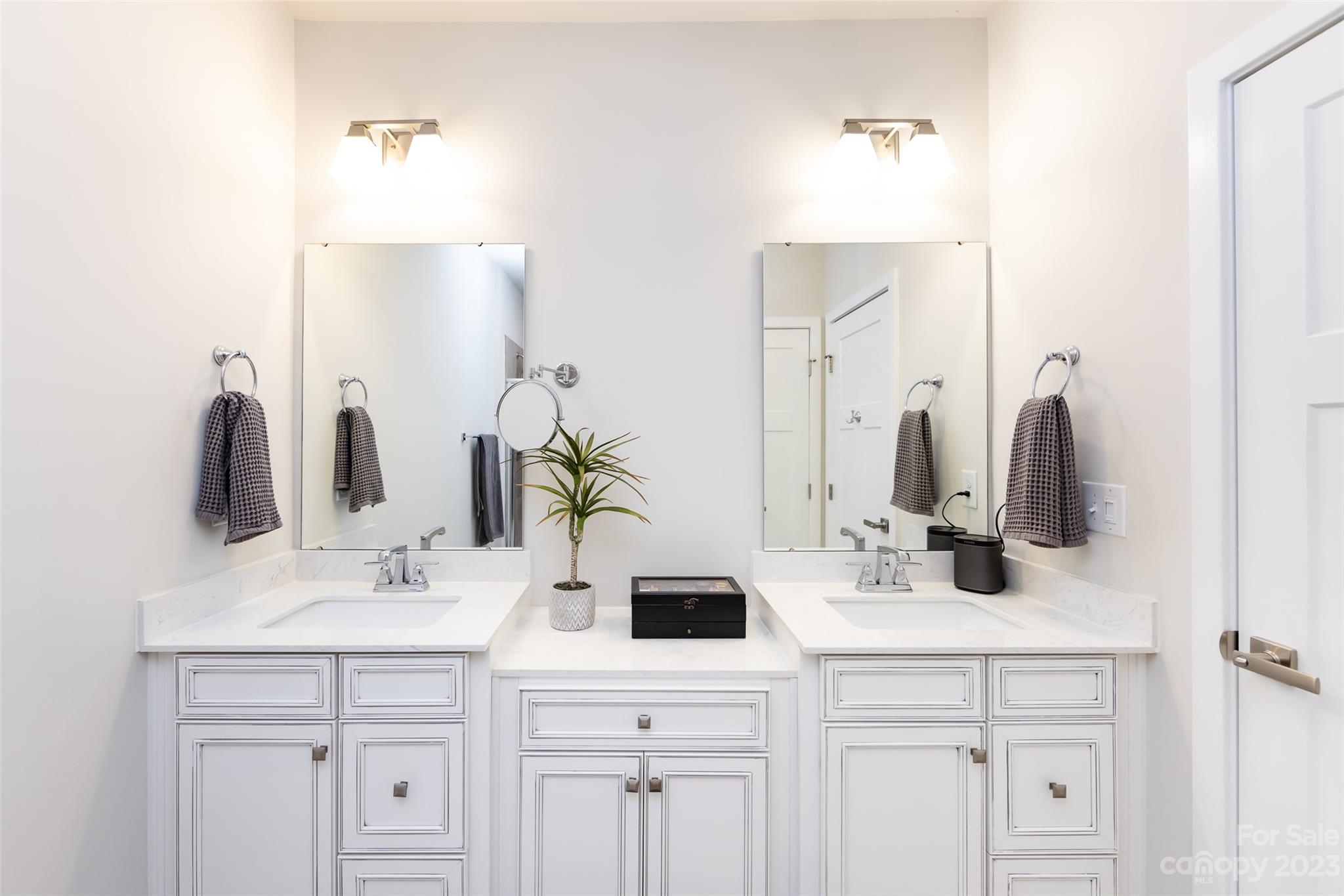 606 Crudent Road Tega Cay, SC 29708 - Photo 29 of 47 a bathroom with a sink vanity and a mirror