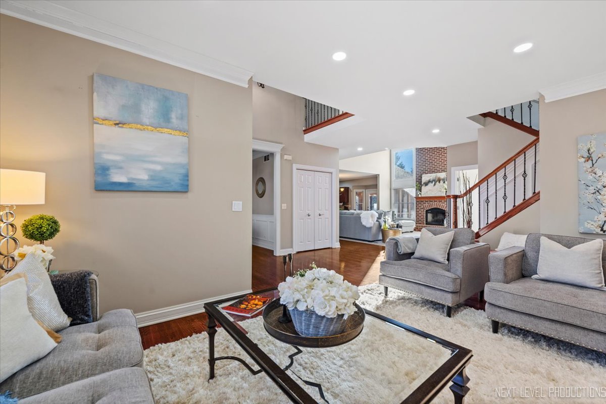 2197 Red Maple Lane Aurora, IL 60502 - Photo 3 of 48 a living room with furniture and a rug