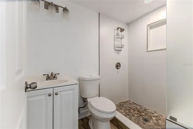 an aerial view of a city with lots of residential buildings