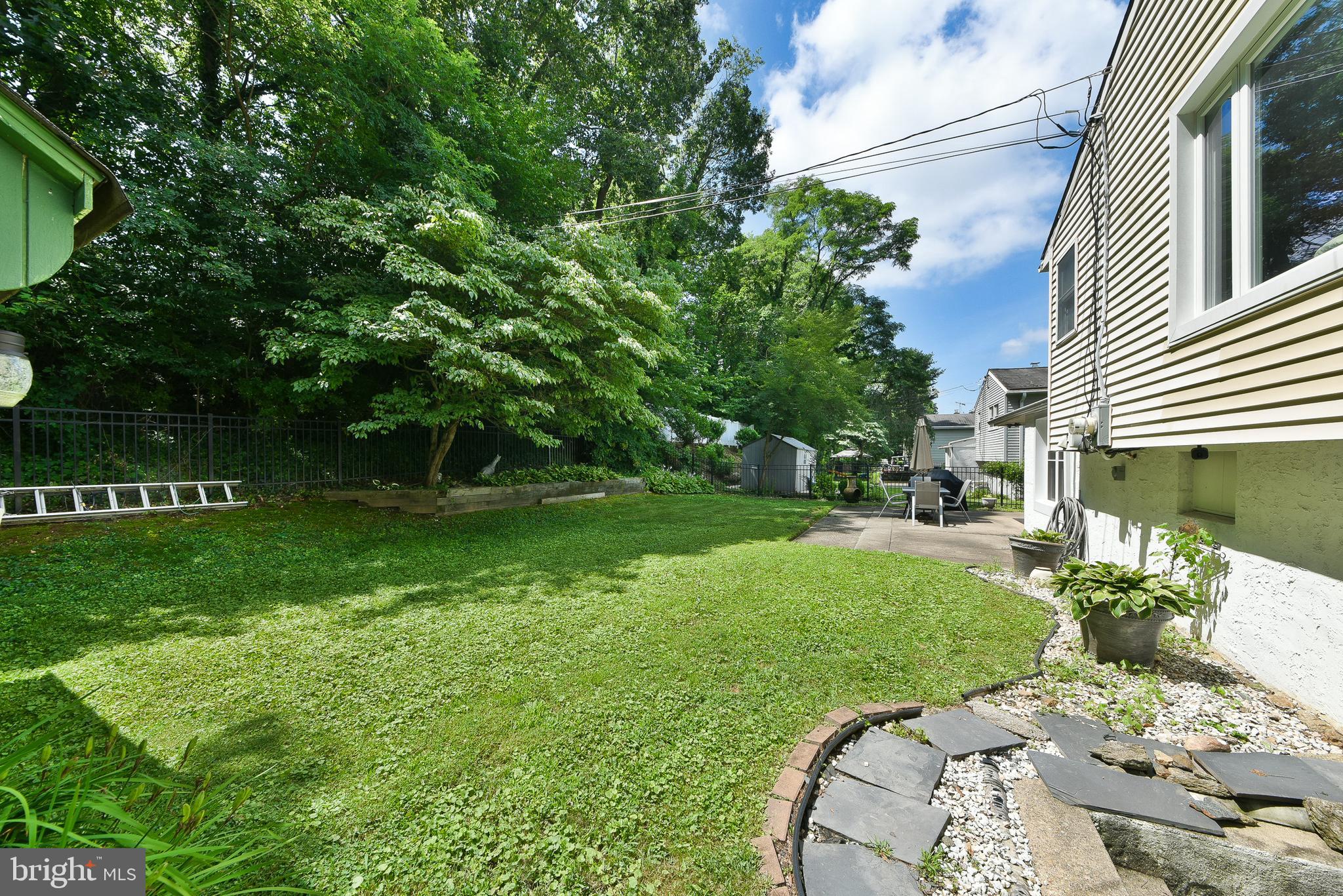 1035 Old Ford Road Huntingdon Valley, PA 19006 - Photo 36 of 39 a view of backyard with a garden and plants