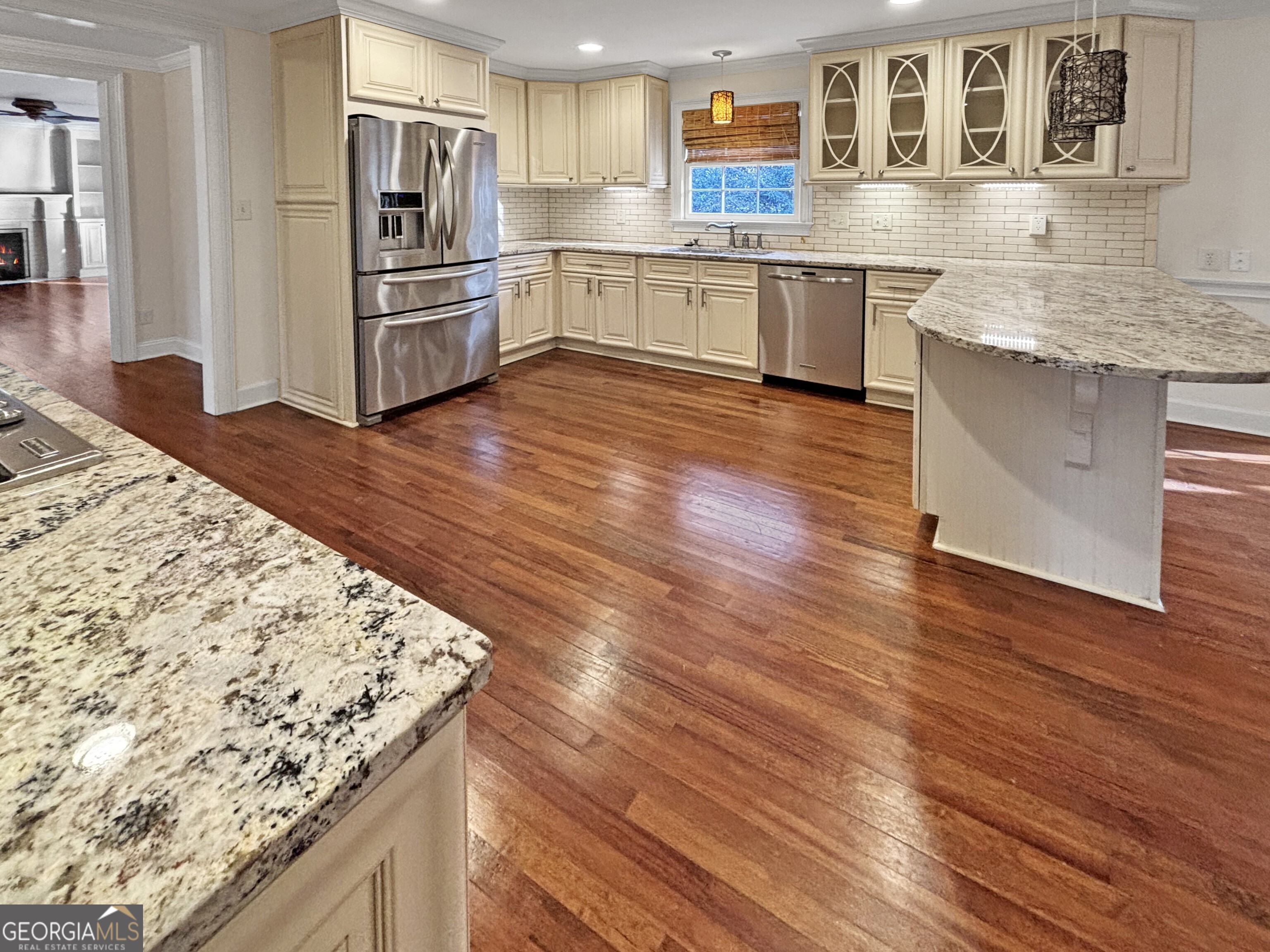 125 Mitchell Bluff Athens, GA 30606 - Photo 24 of 55 a kitchen with stainless steel appliances granite countertop a refrigerator and a stove top oven