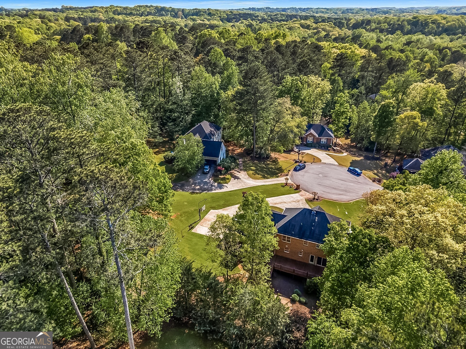 125 Mitchell Bluff Athens, GA 30606 - Photo 54 of 55 an aerial view of residential houses with outdoor space