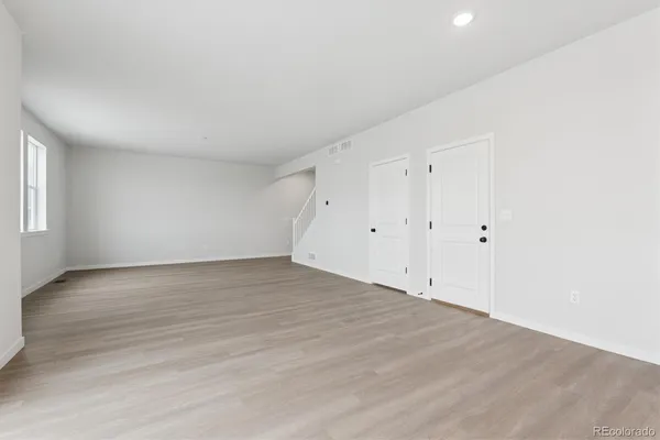 wooden floor in an empty room