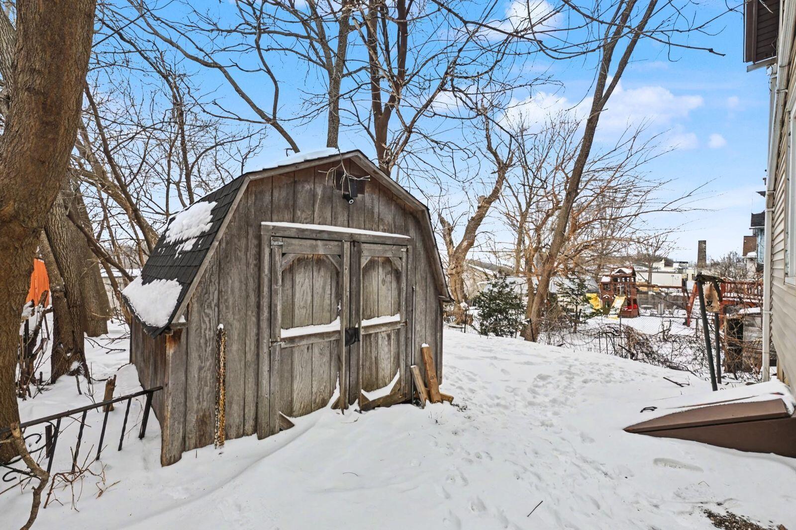 2447 South Burrell Street Milwaukee, WI 53207 - Photo 27 of 29 Backyard w/ Shed