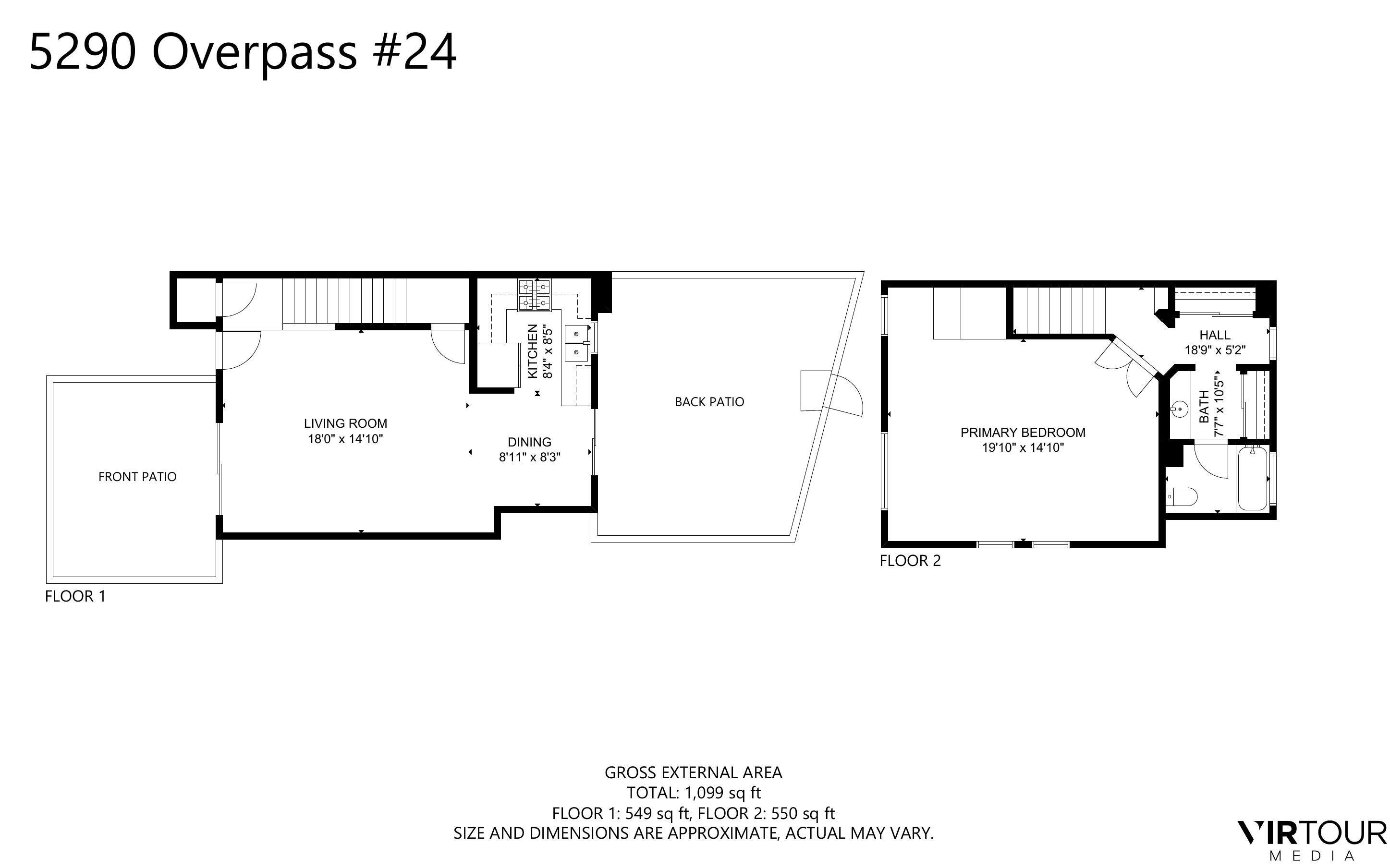 5290 Overpass Road, Unit 24 Santa Barbara, CA 93111 - Photo 51 of 51 Floor Plan - 5290 Overpass Rd 24