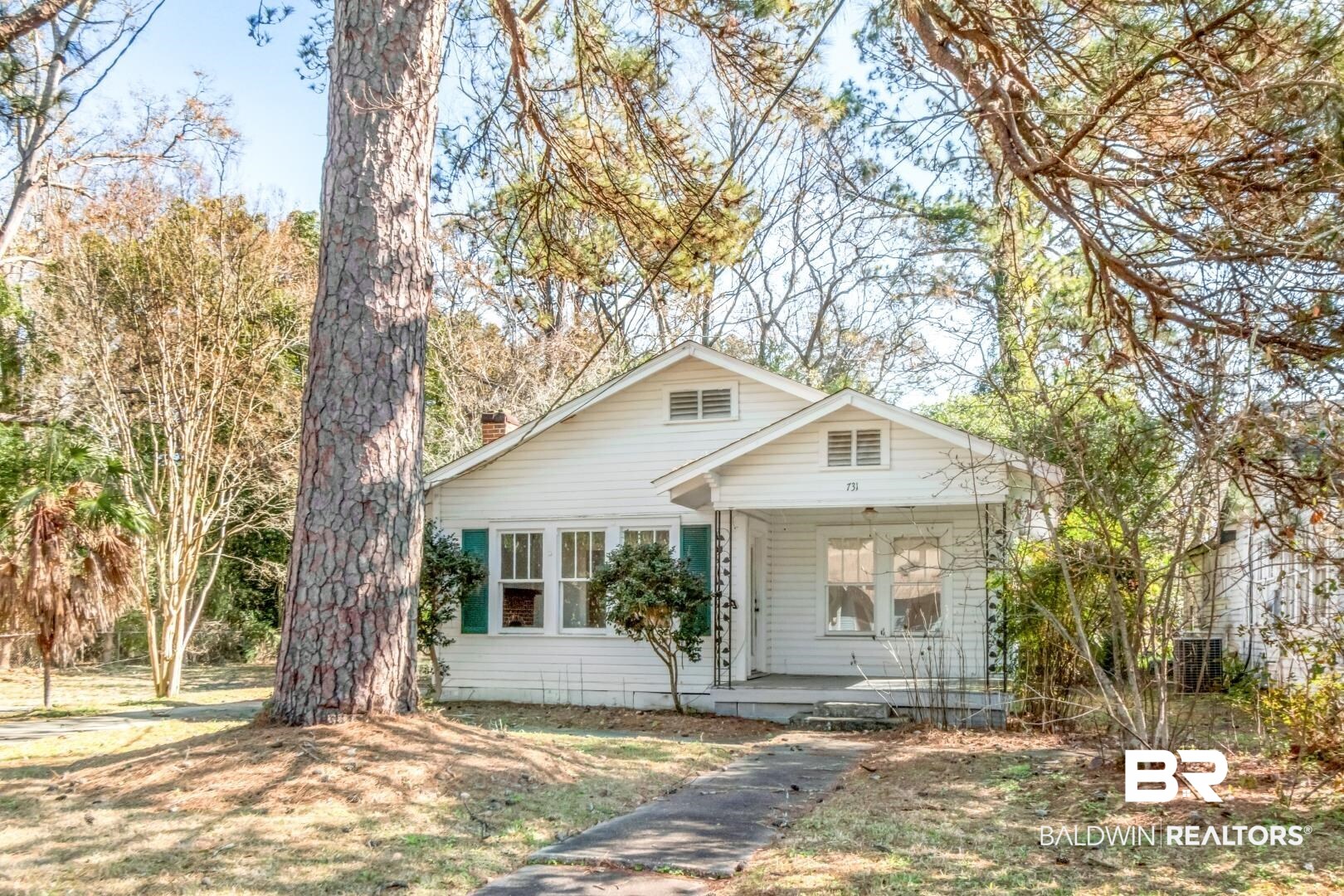 731 Jemison Street Mobile, AL 36606 - Photo 27 of 27 View of front of home featuring a chimney