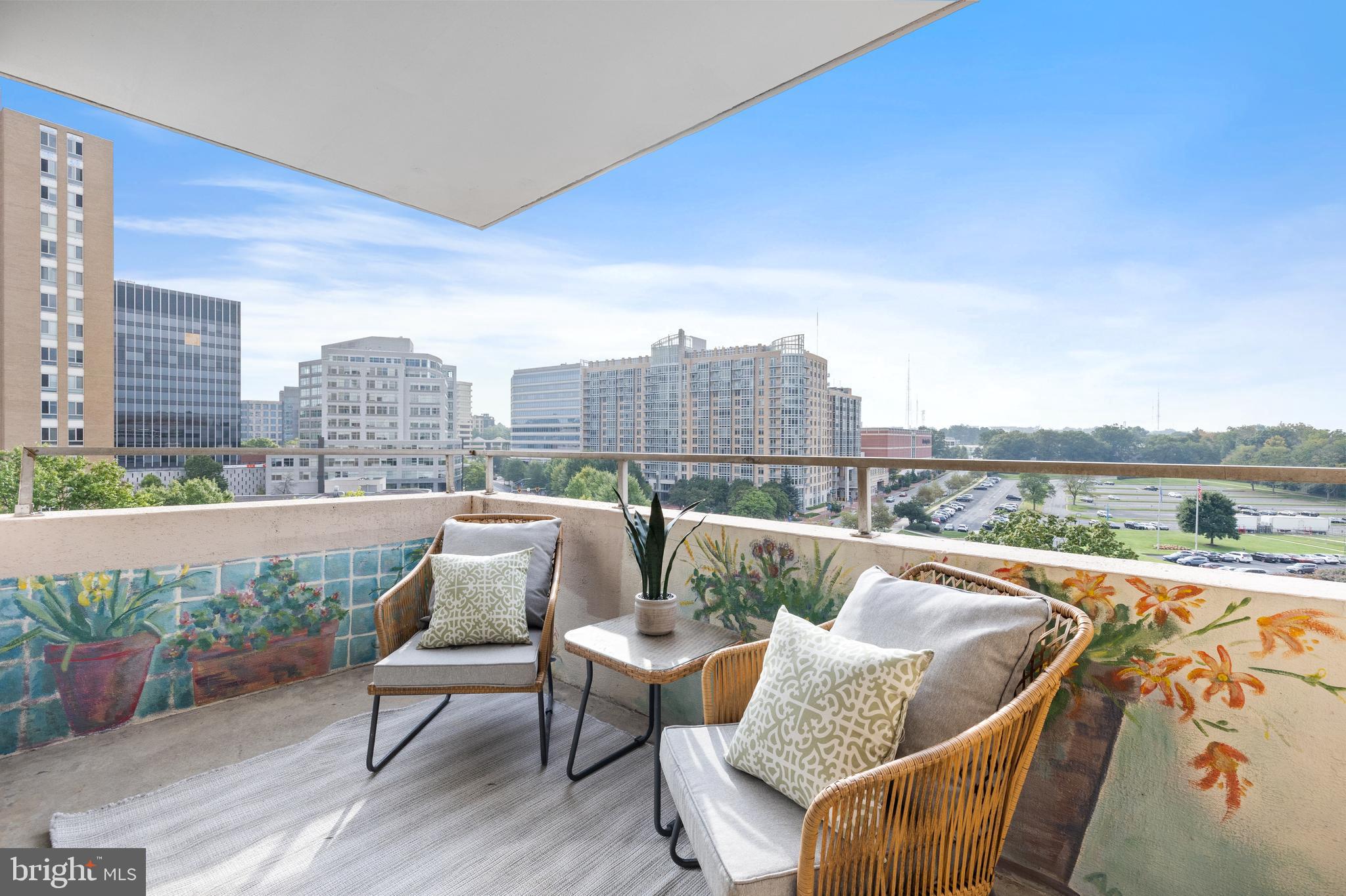 4515 Willard Avenue, Unit 1203S Chevy Chase, MD 20815 - Photo 25 of 40 Beautiful view from balcony