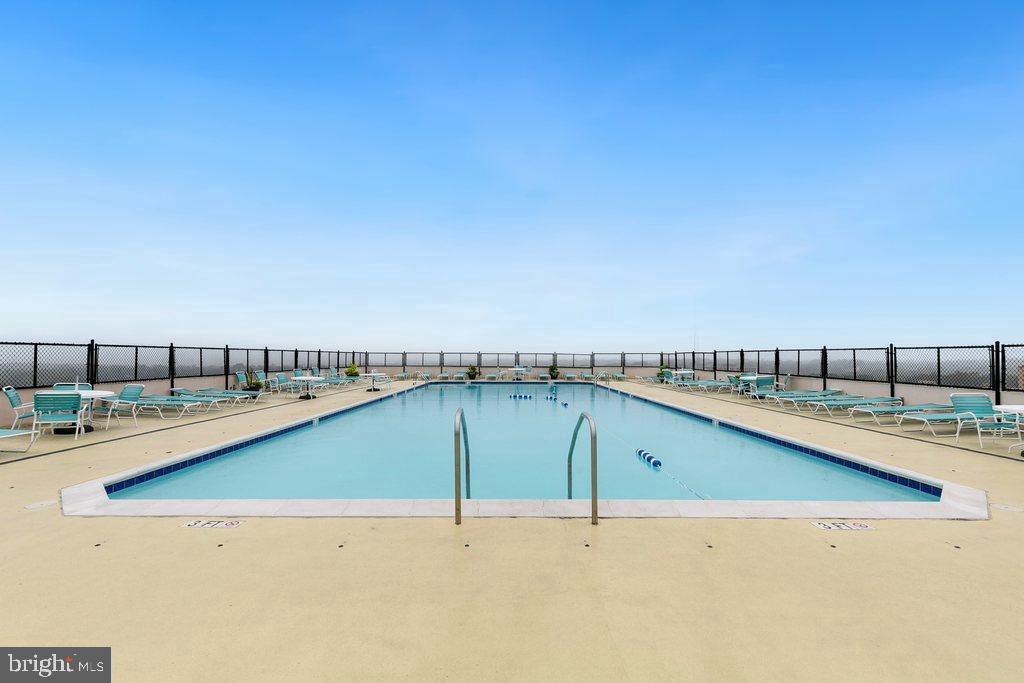 4515 Willard Avenue, Unit 1203S Chevy Chase, MD 20815 - Photo 32 of 40 Rooftop pool with views of the entire region