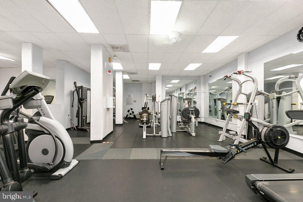 4515 Willard Avenue, Unit 1203S Chevy Chase, MD 20815 - Photo 34 of 40 Big gym included in that condo fee