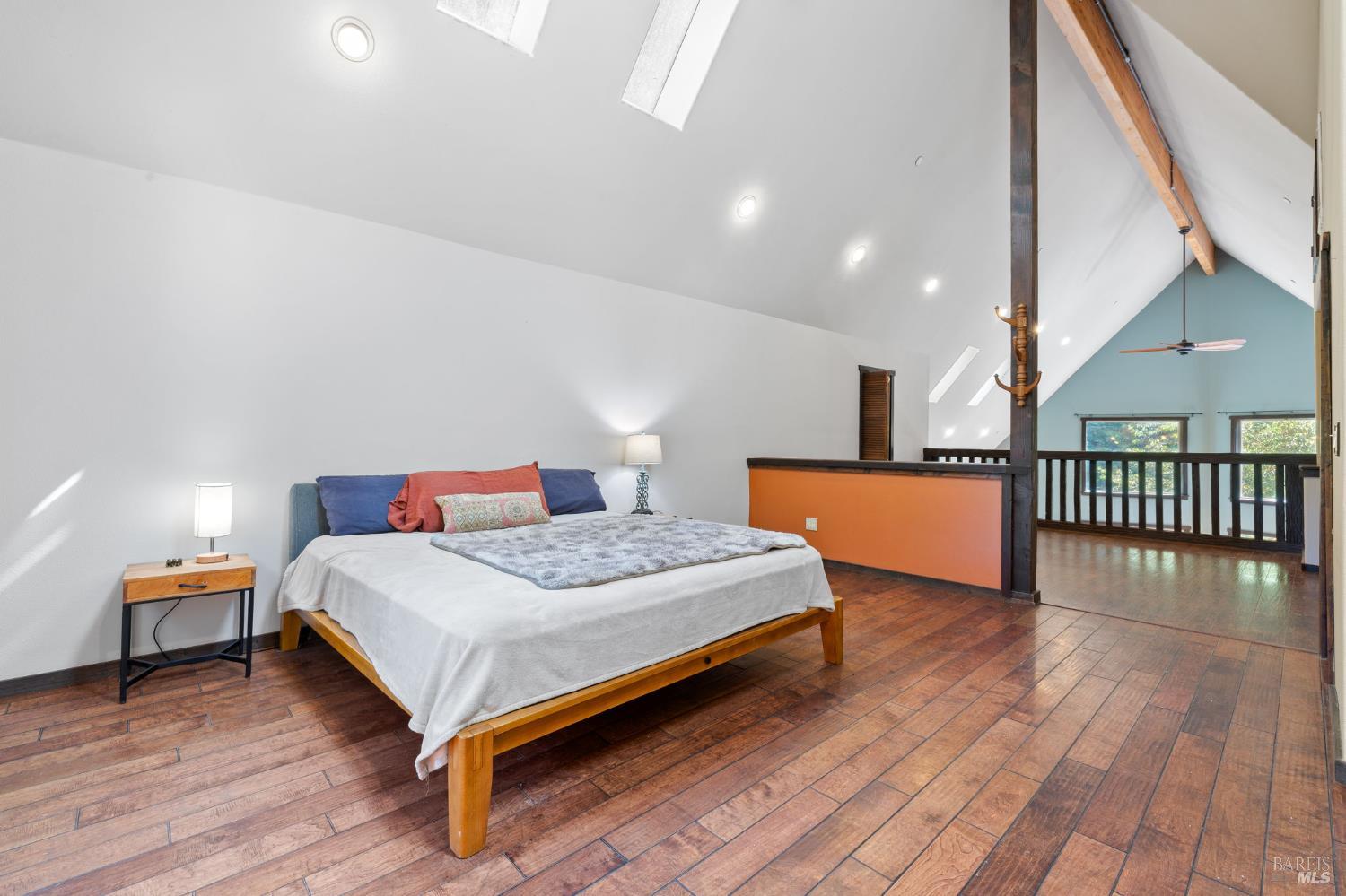 9935 Occidental Road Sebastopol, CA 95472 - Photo 18 of 53 View of the primary and sitting area. Shutter doors lead to bonus storage space!