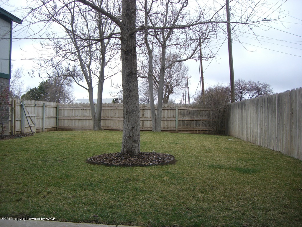 5024 Hillside Road Amarillo, TX 79109 - Photo 4 of 30 Backyard