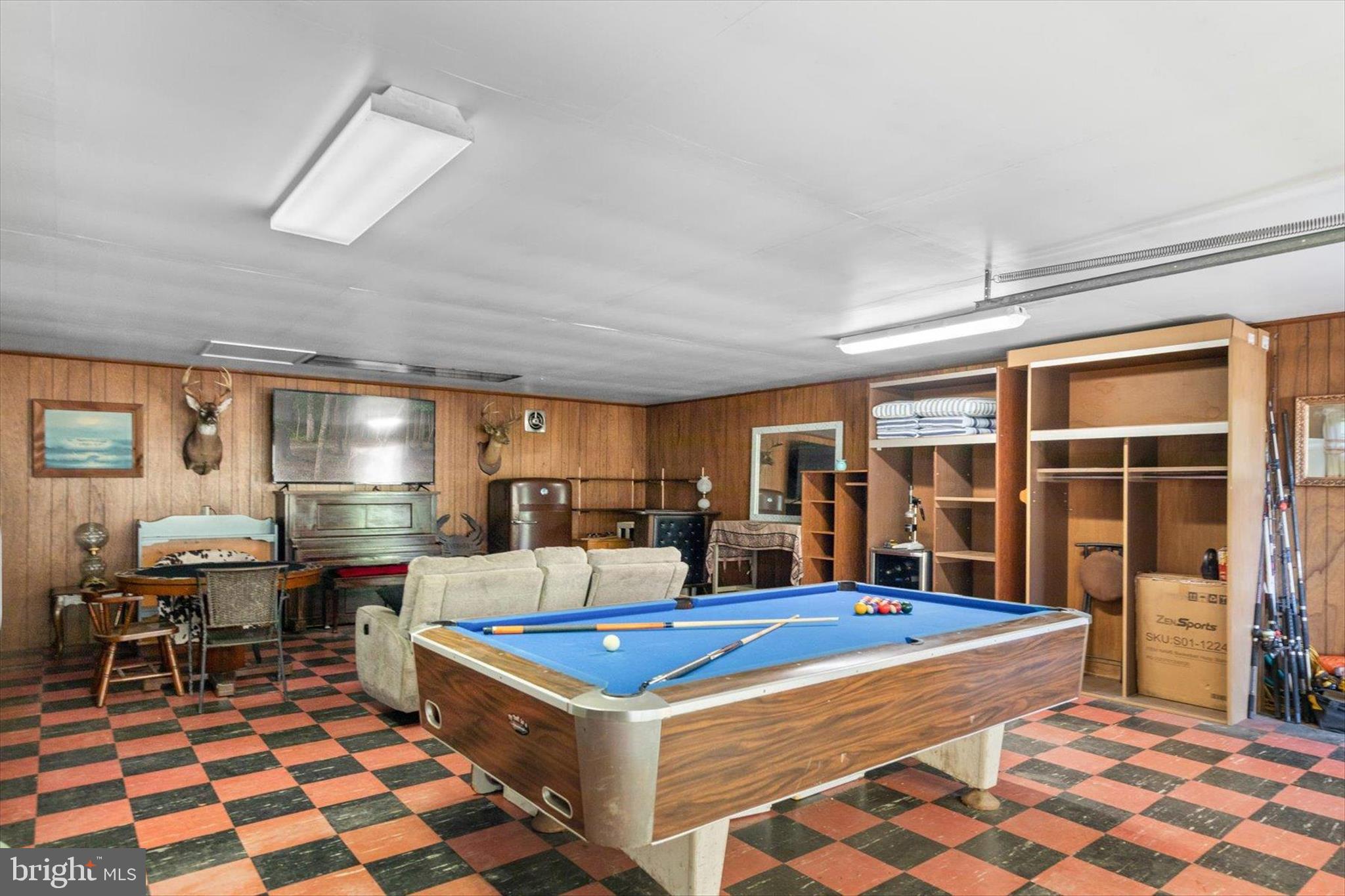 5150 Campground Road Eden, MD 21822 - Photo 27 of 43 a living room with pool table and a large window