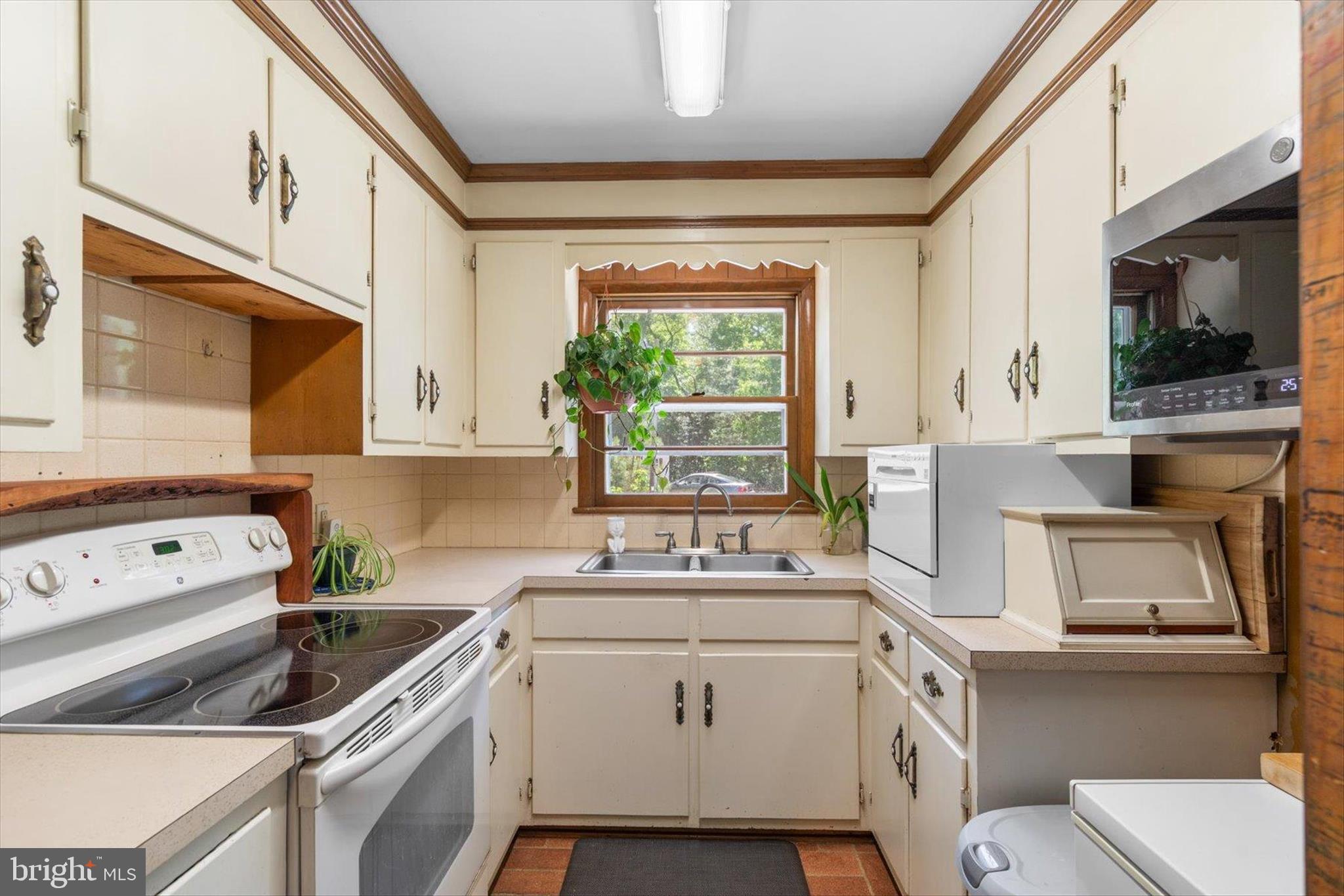 5150 Campground Road Eden, MD 21822 - Photo 10 of 43 a kitchen with a stove a sink and a microwave