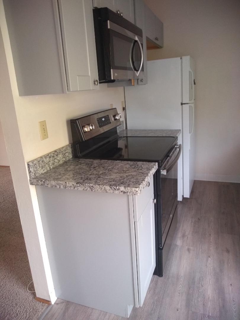 698 Danforth Drive Sunnyvale, CA 94087 - Photo 11 of 23 a kitchen with granite countertop a sink and a stove top oven