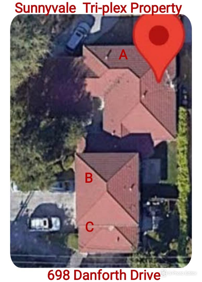 698 Danforth Drive Sunnyvale, CA 94087 - Photo 6 of 23 an aerial view of a house with a yard sitting space