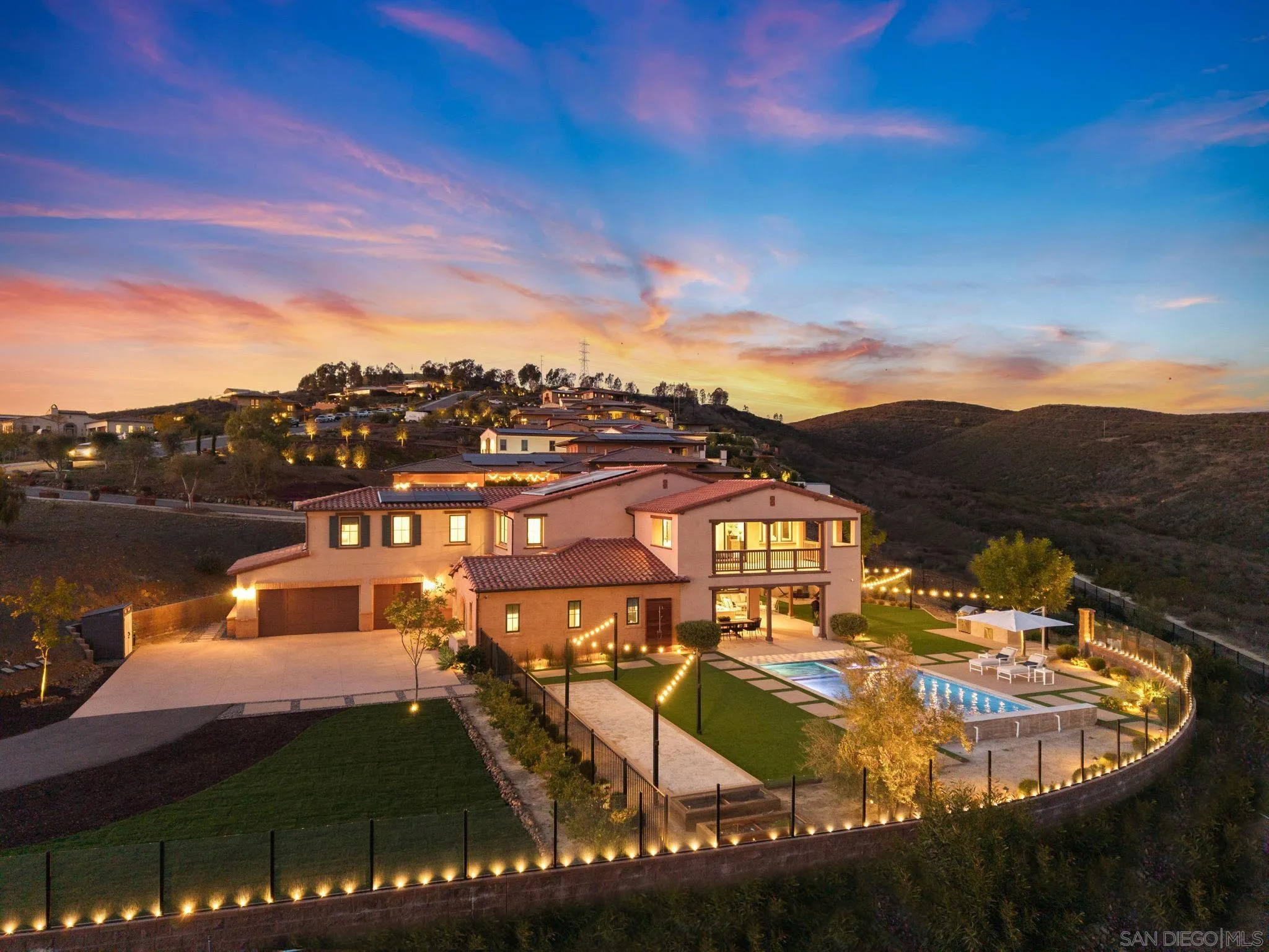 3801 Rancho Summit Drive Encinitas, CA 92024 - Photo 2 of 10 a view of a swimming pool with a lake view